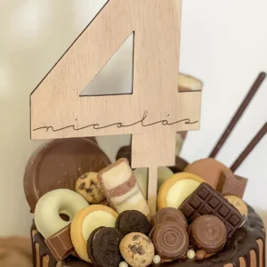 Cake topper número