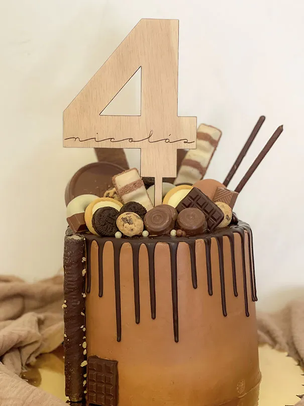 Cake topper número - Imagen 2