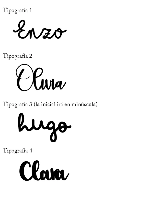 Nombre en madera - Imagen 4