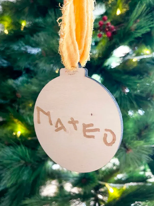 Bola árbol "mi letra" - Imagen 3