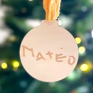 Bola árbol "mi letra"