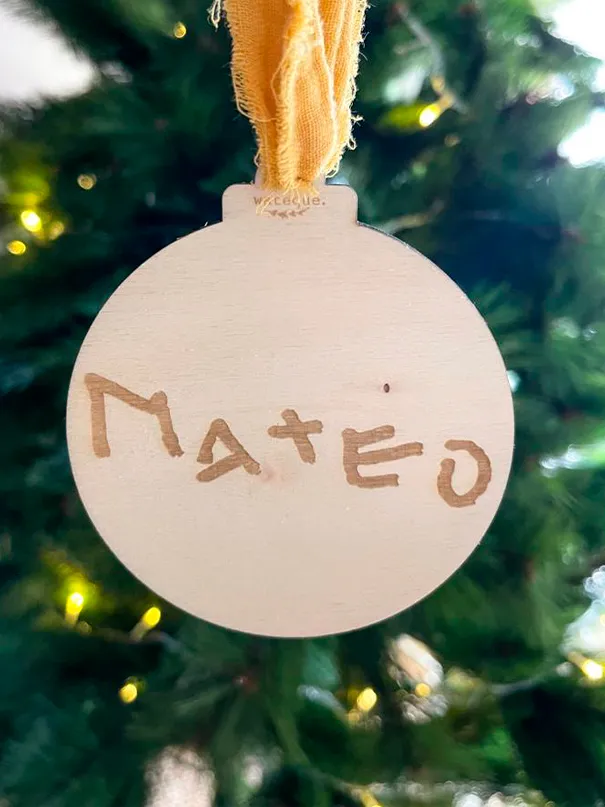 Bola árbol "mi letra" - Imagen 4