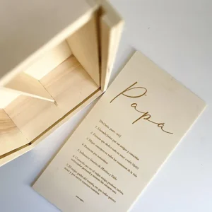 Caja vino personalizada