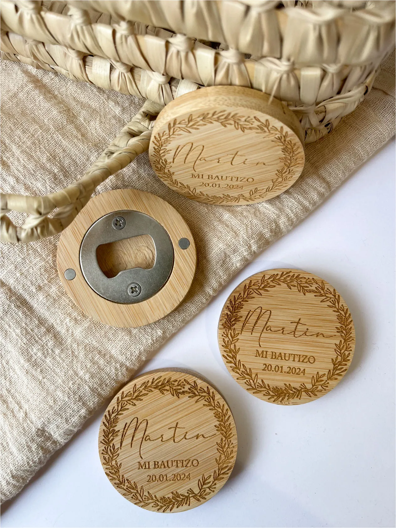 Abridor/imán madera