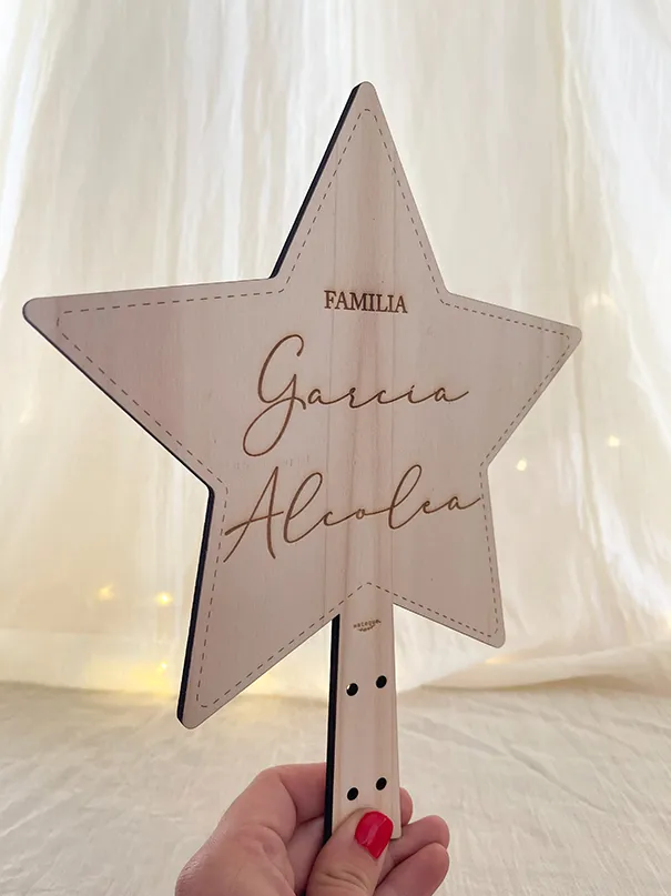 Estrella árbol personalizada - Imagen 2