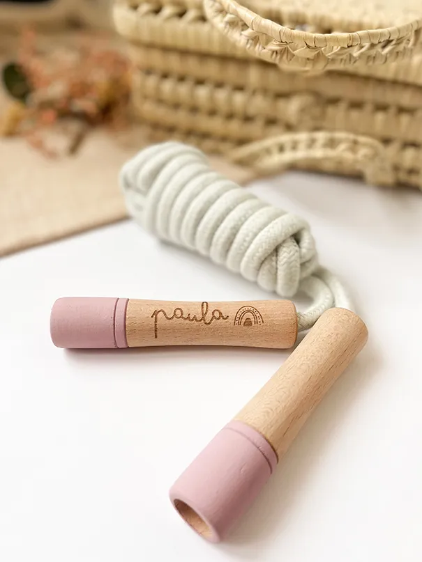 Comba madera personalizada - rainbow