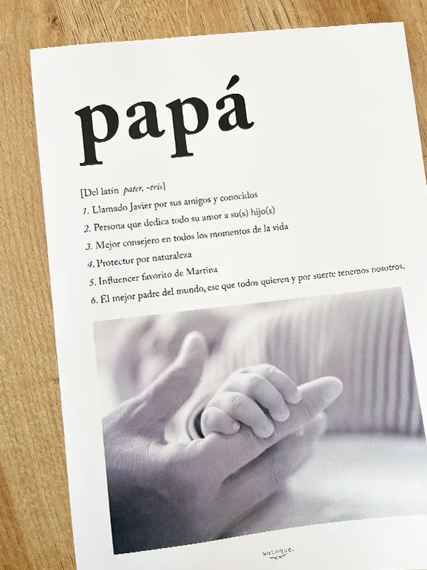 Lámina deficinion papá/abuelo - Imagen 2