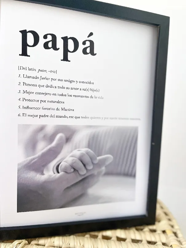 Lámina deficinion papá/abuelo