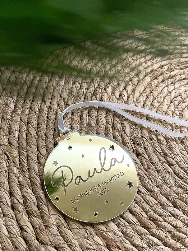 Bola mi primera navidad estrellitas - Imagen 6
