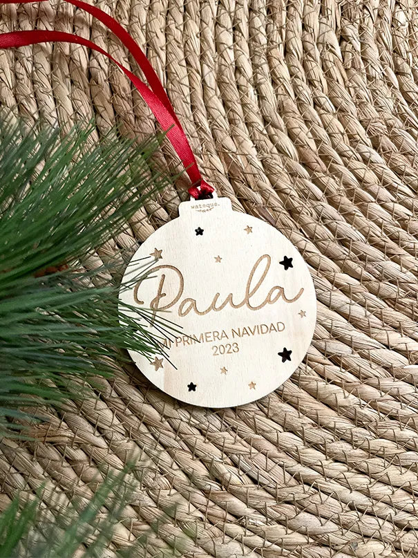 Bola mi primera navidad estrellitas - Imagen 5