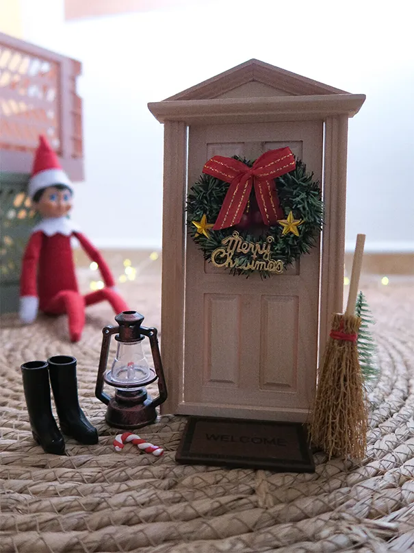 Puerta mágica Elfo de navidad - Imagen 3