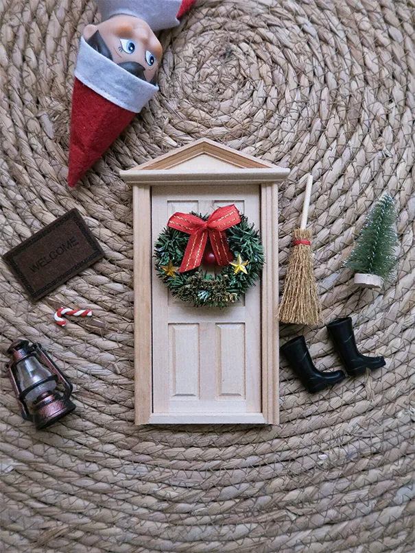 Puerta mágica Elfo de navidad - Imagen 2