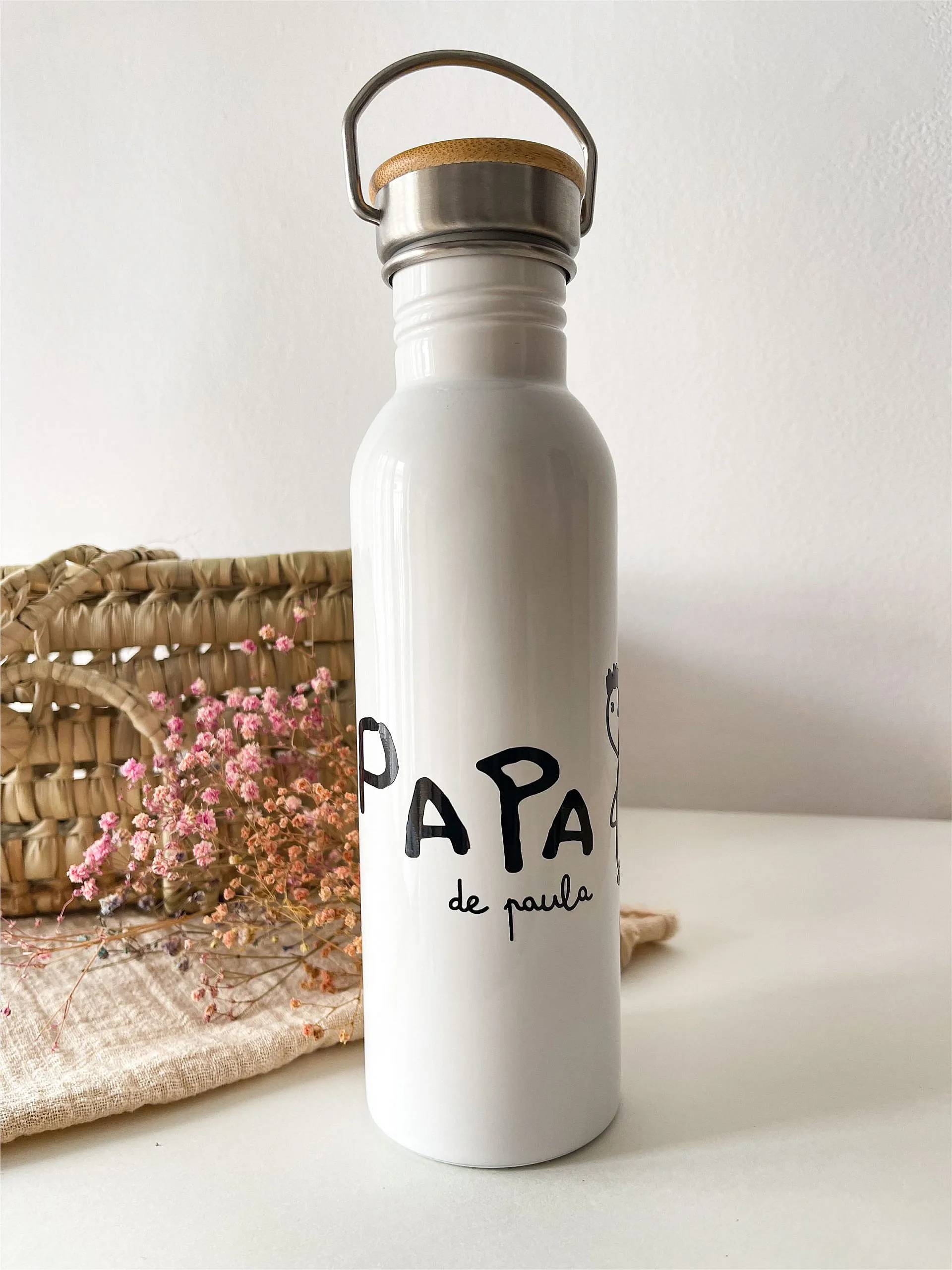 Botella "mi dibujo/texto" 800ml - Imagen 3