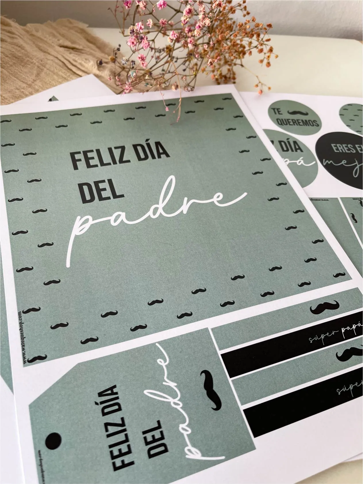 Papelería descargable Papá - Imagen 5
