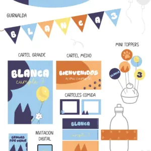 Bluey Party Kit
