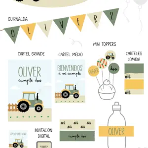 Tractor Party Kit