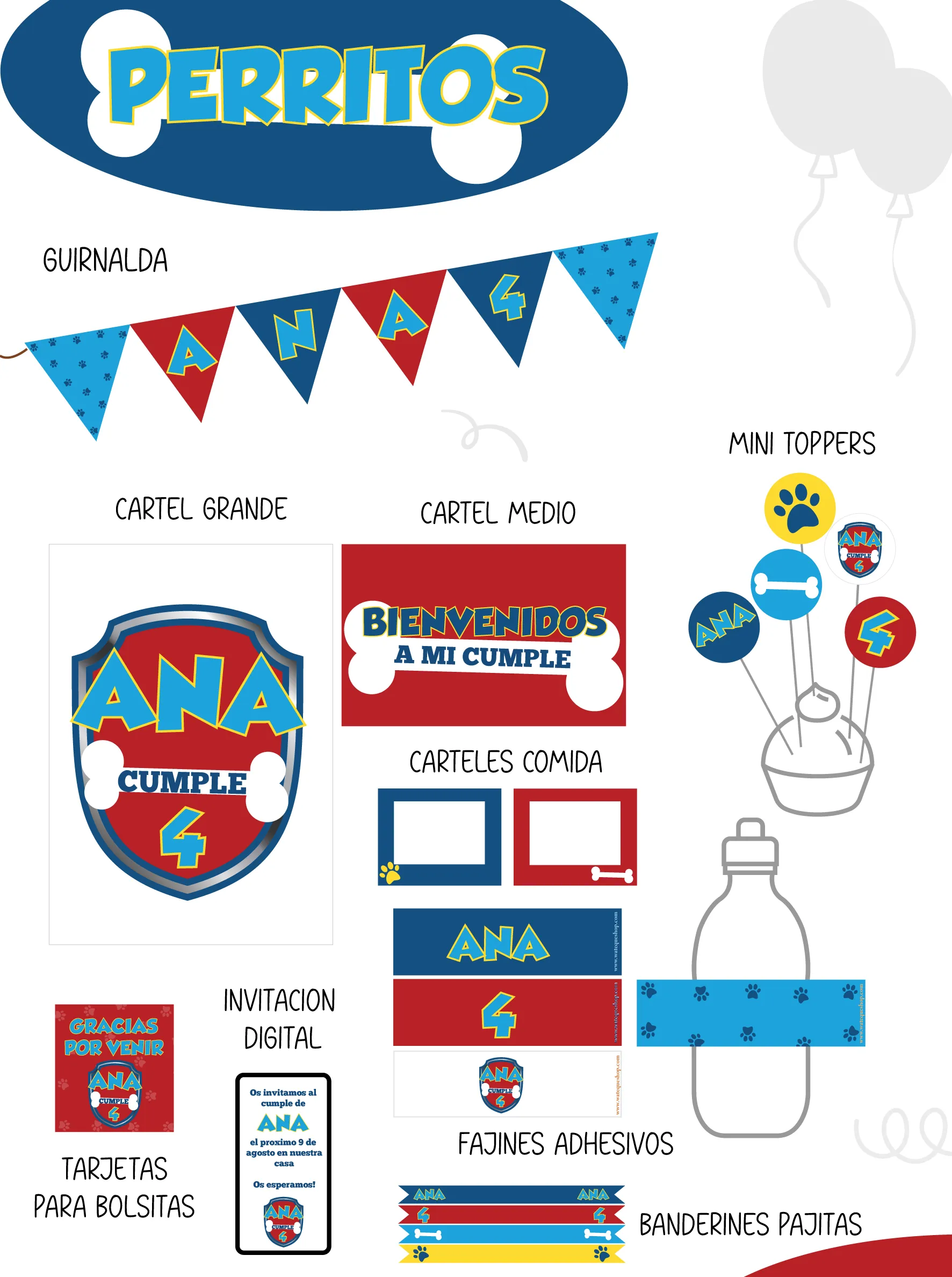 Perritos Party Kit