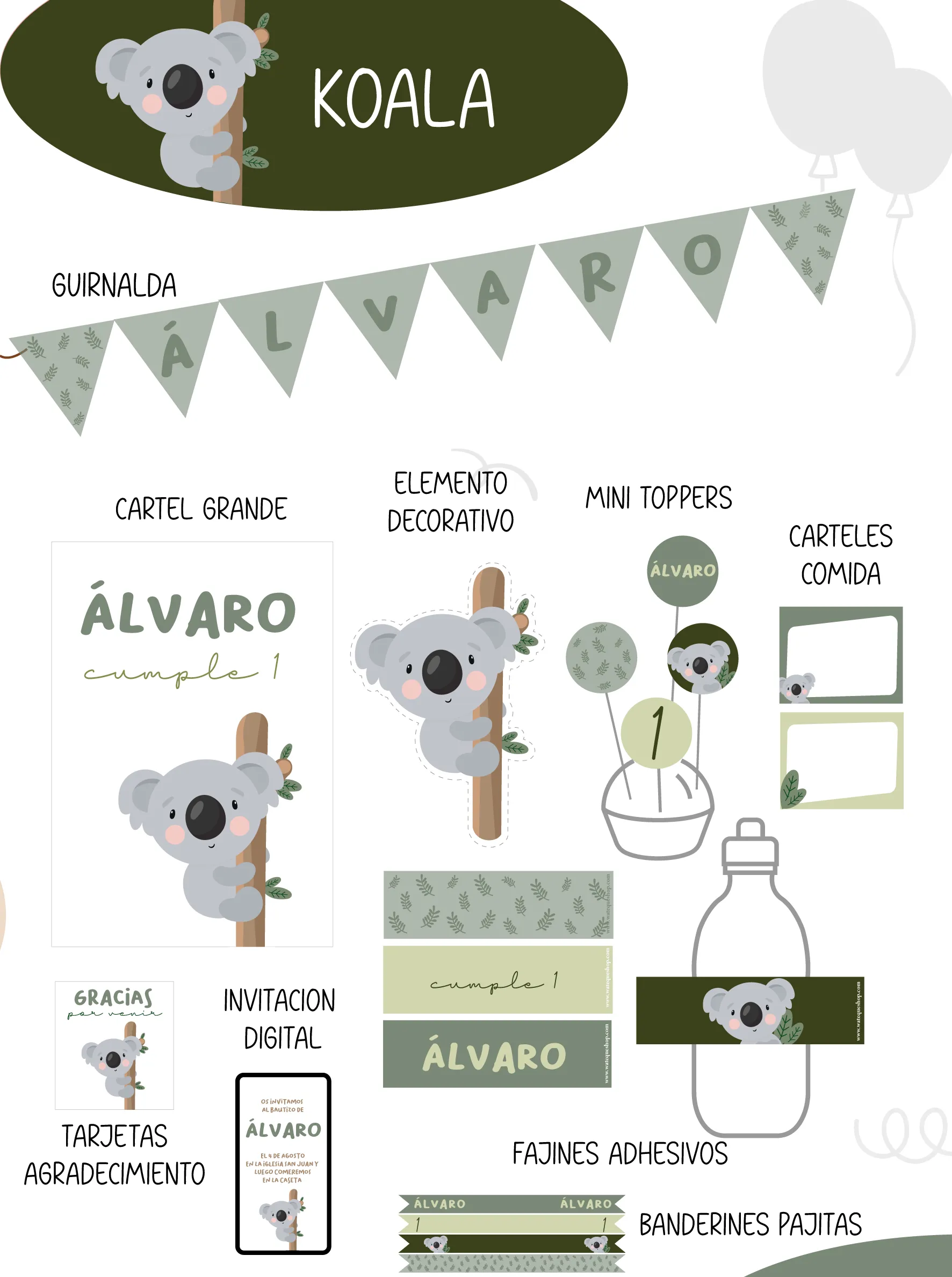 Koala Party Kit