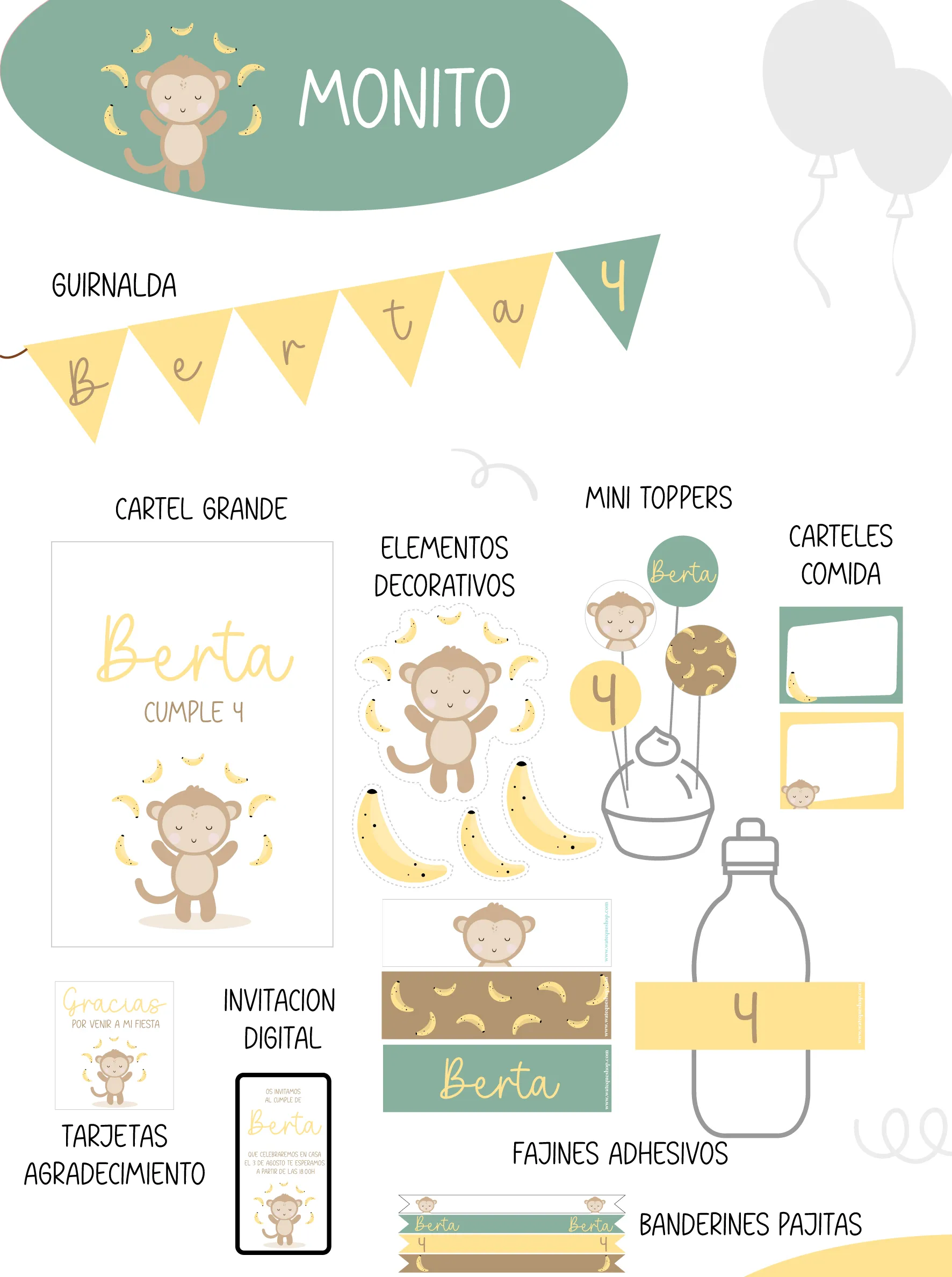 Monito Party Kit