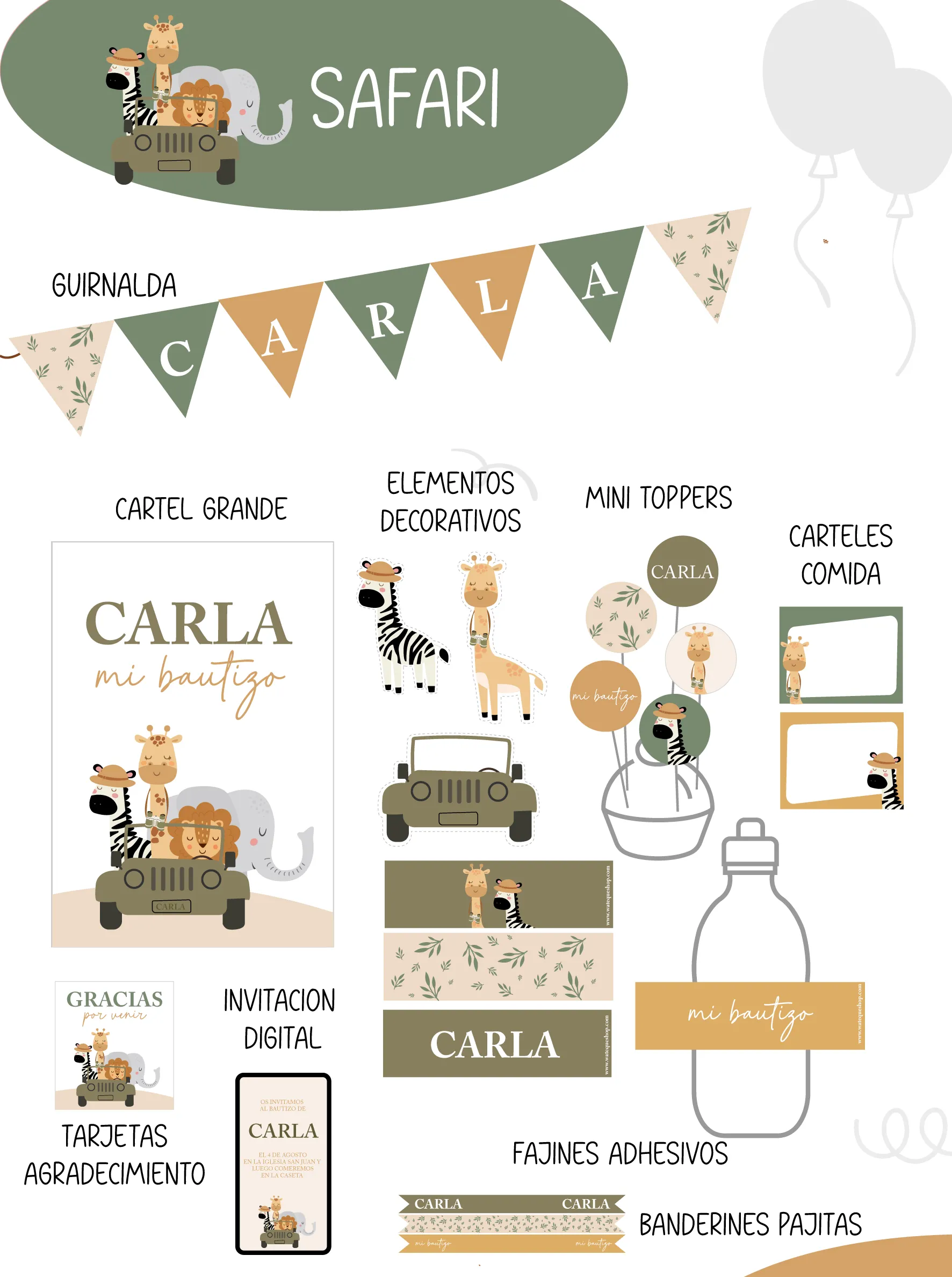 Safari Party Kit