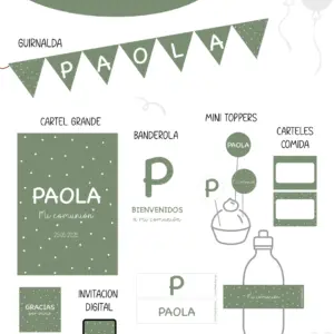 Puntitos Verde Party Kit