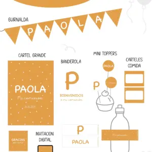 Puntitos Mostaza Party Kit