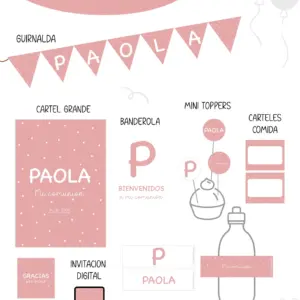 Puntitos Rosa Party Kit
