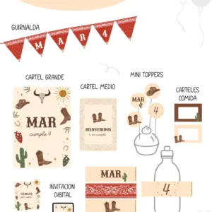 Cowboy Party Kit