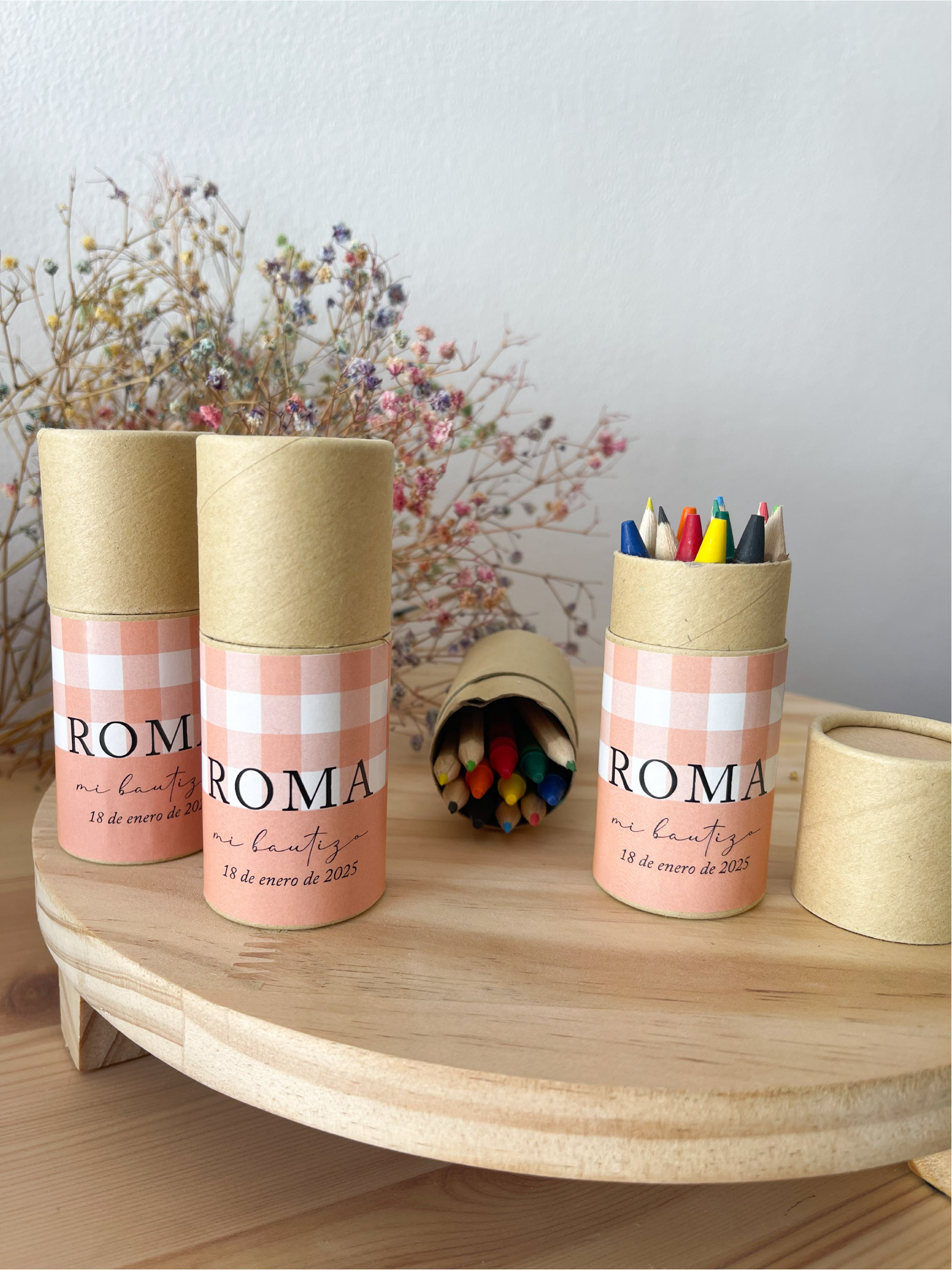 Tubo colores personalizado